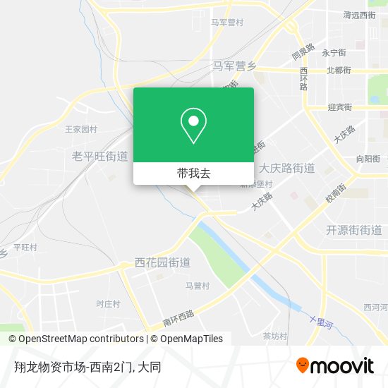 翔龙物资市场-西南2门地图