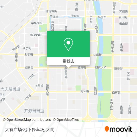 大有广场-地下停车场地图