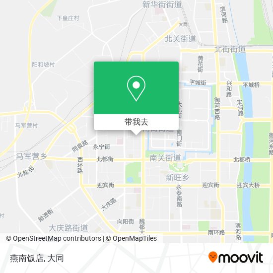 燕南饭店地图