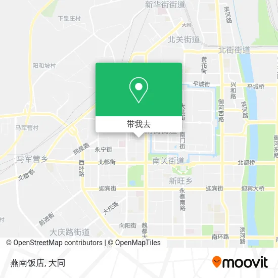 燕南饭店地图