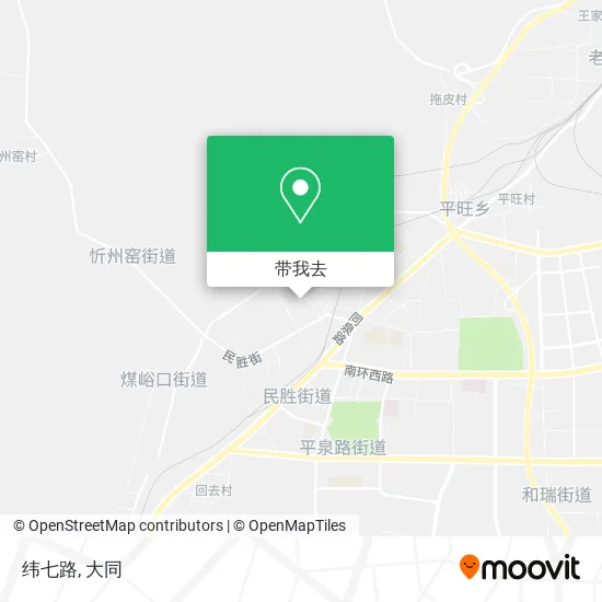 纬七路地图