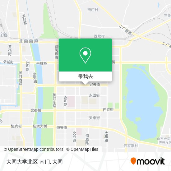 大同大学北区-南门地图