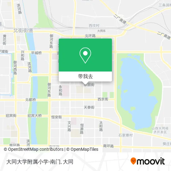 大同大学附属小学-南门地图