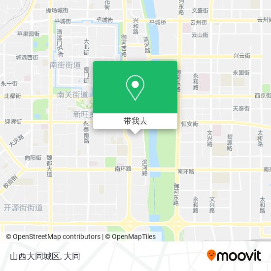 山西大同城区地图