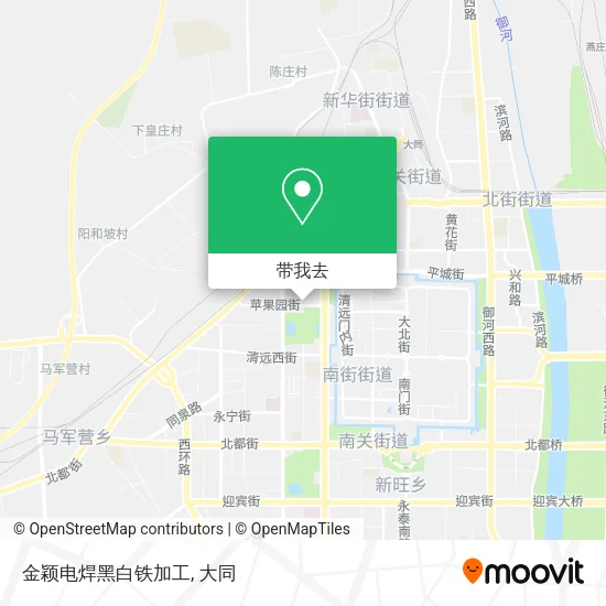 金颖电焊黑白铁加工地图