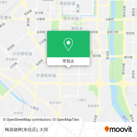 梅源烧烤(东信店)地图