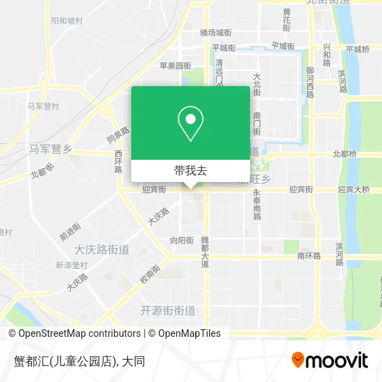 蟹都汇(儿童公园店)地图