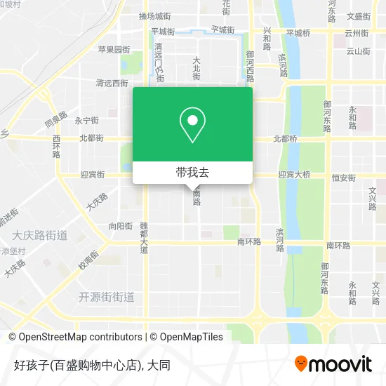 好孩子(百盛购物中心店)地图