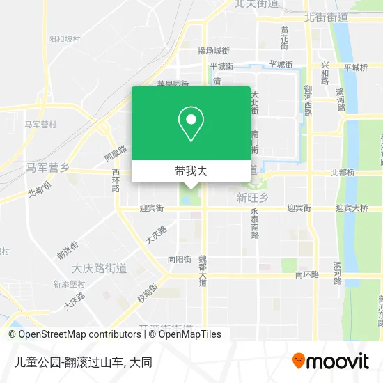 儿童公园-翻滚过山车地图