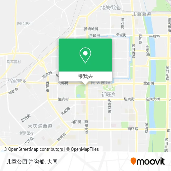 儿童公园-海盗船地图