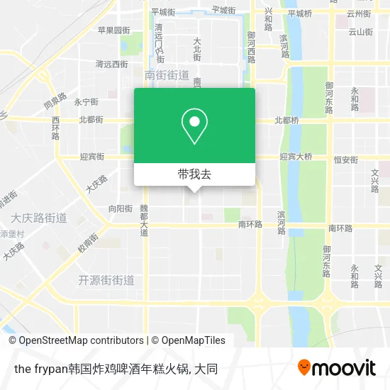 the frypan韩国炸鸡啤酒年糕火锅地图