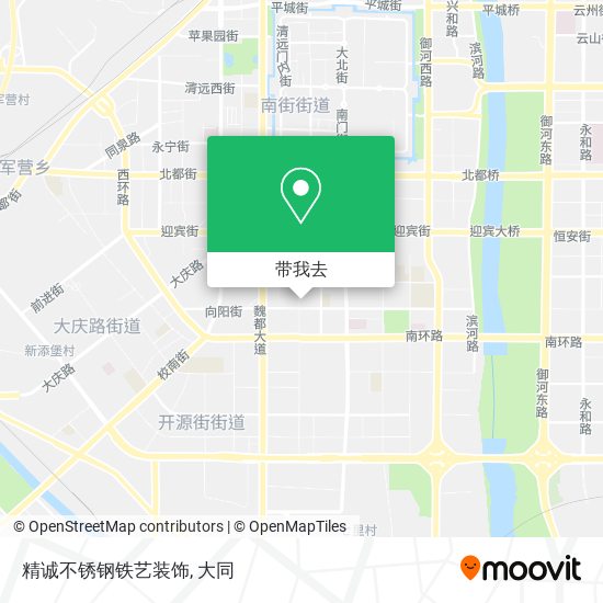 精诚不锈钢铁艺装饰地图