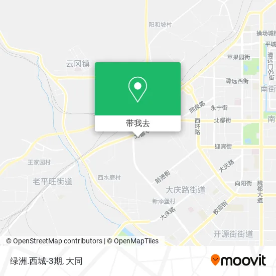 绿洲.西城-3期地图