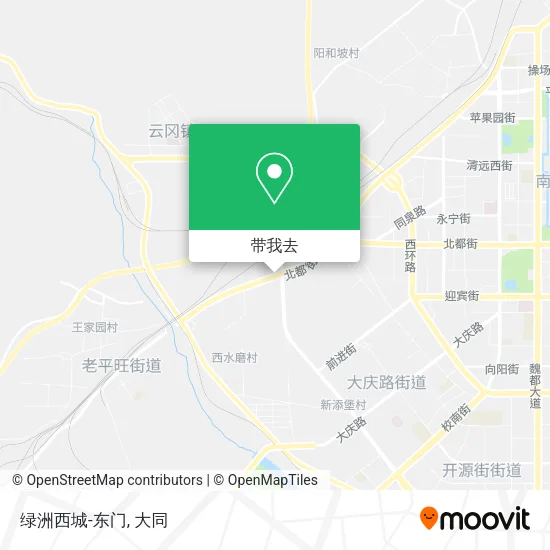 绿洲西城-东门地图