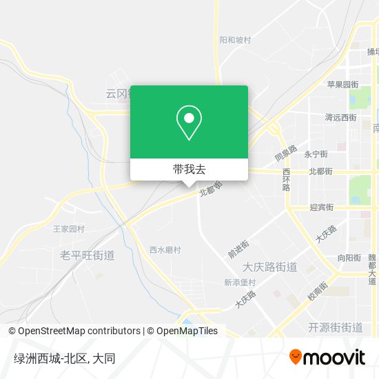 绿洲西城-北区地图