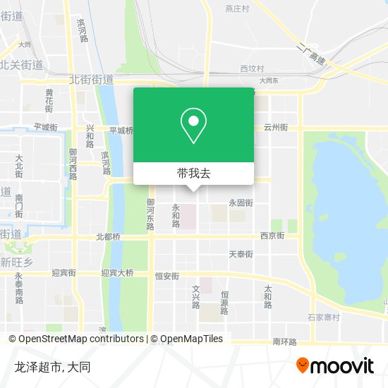 龙泽超市地图
