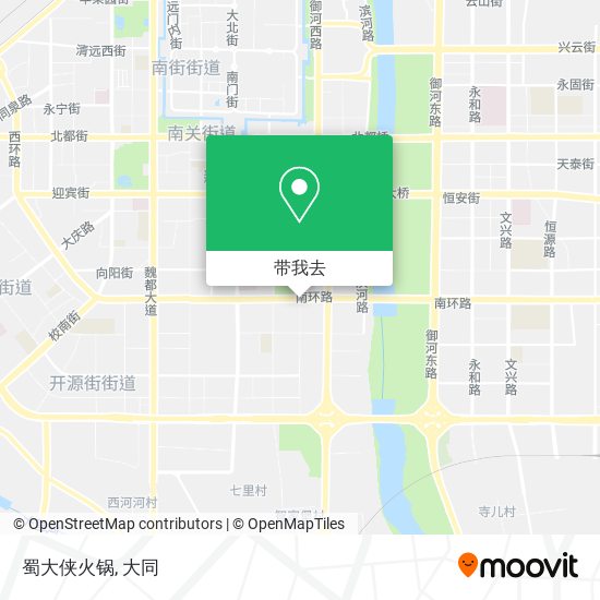 蜀大侠火锅地图