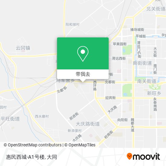 惠民西城-A1号楼地图
