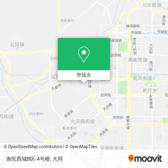 惠民西城B区-4号楼地图