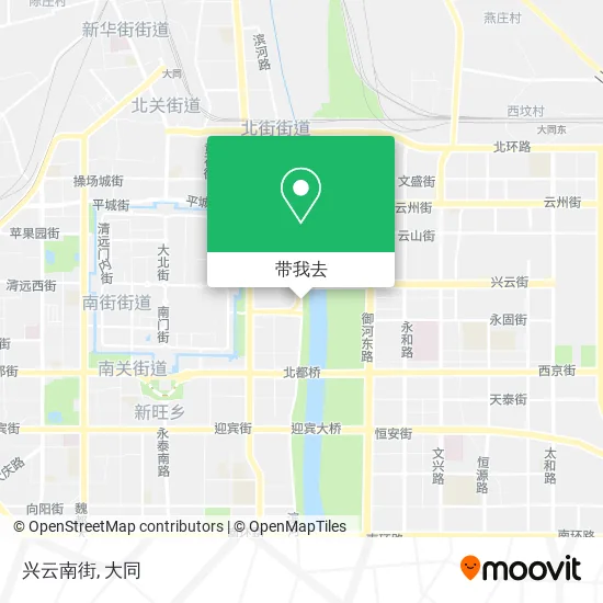 兴云南街地图