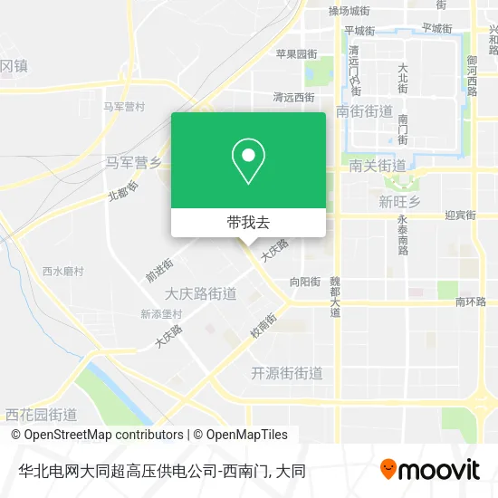 华北电网大同超高压供电公司-西南门地图