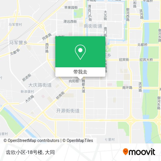 齿欣小区-18号楼地图