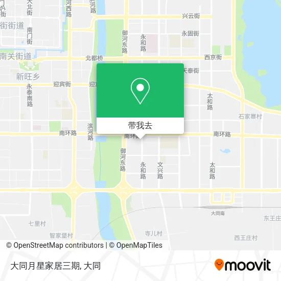 大同月星家居三期地图