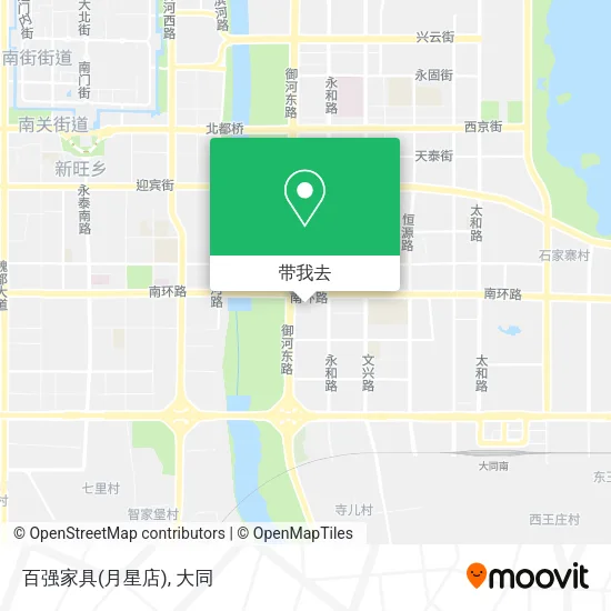 百强家具(月星店)地图