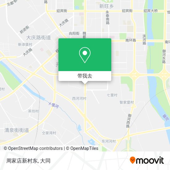 周家店新村东地图