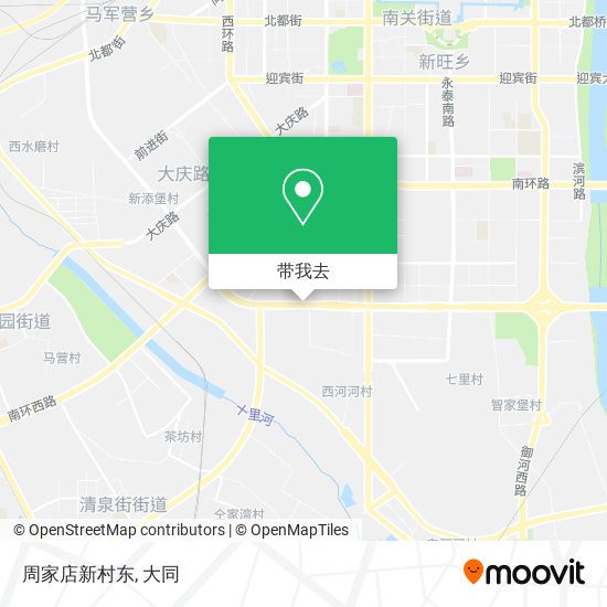 周家店新村东地图