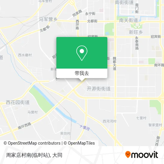 周家店村南(临时站)地图