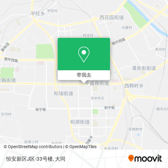 恒安新区J区-33号楼地图