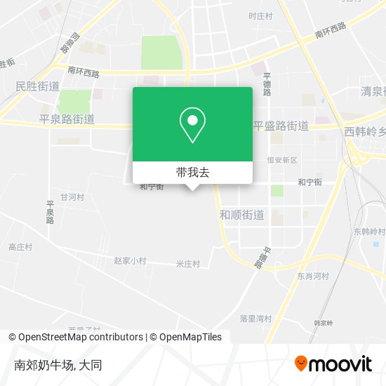 南郊奶牛场地图