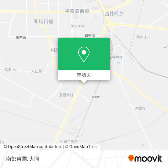 南郊苗圃地图