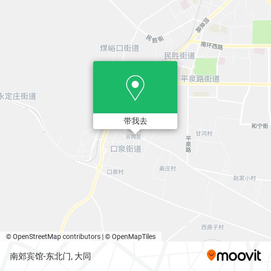 南郊宾馆-东北门地图