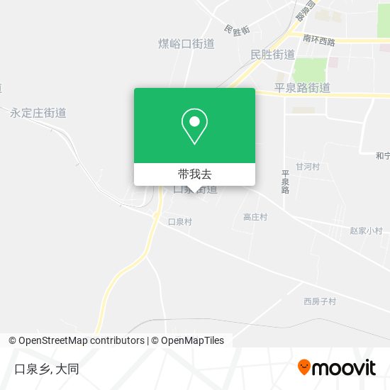 口泉乡地图