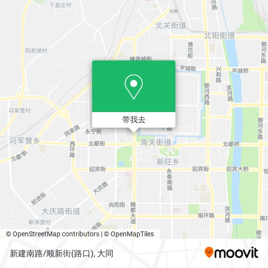 新建南路/顺新街(路口)地图