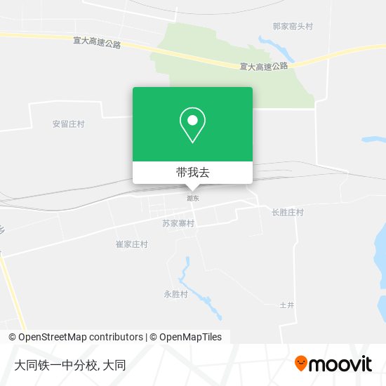 大同铁一中分校地图