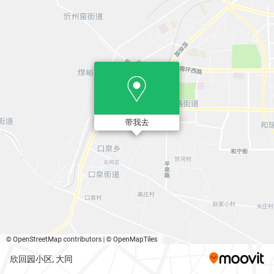 欣回园小区地图