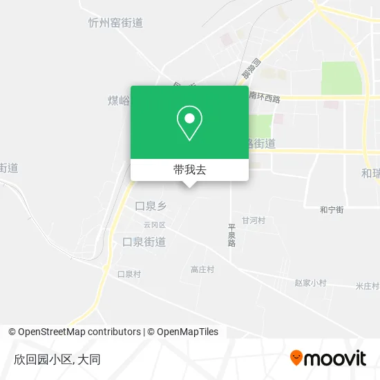 欣回园小区地图