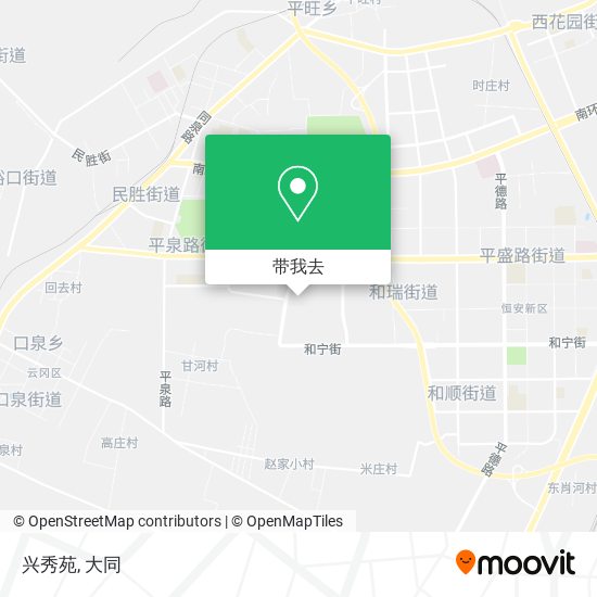 兴秀苑地图