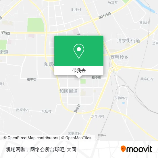 凯翔网咖，网络会所台球吧地图