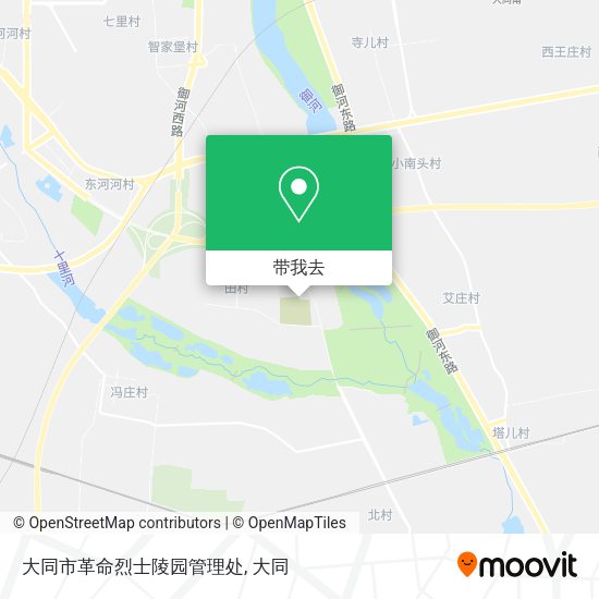 大同市革命烈士陵园管理处地图