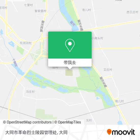 大同市革命烈士陵园管理处地图