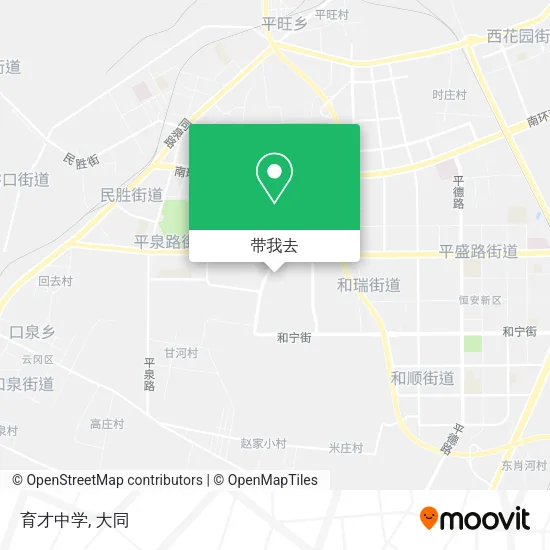 育才中学地图