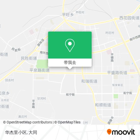 华杰里小区地图