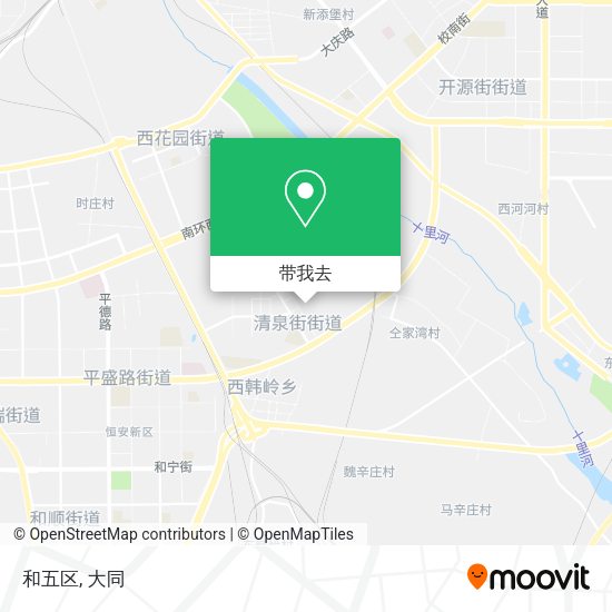 和五区地图