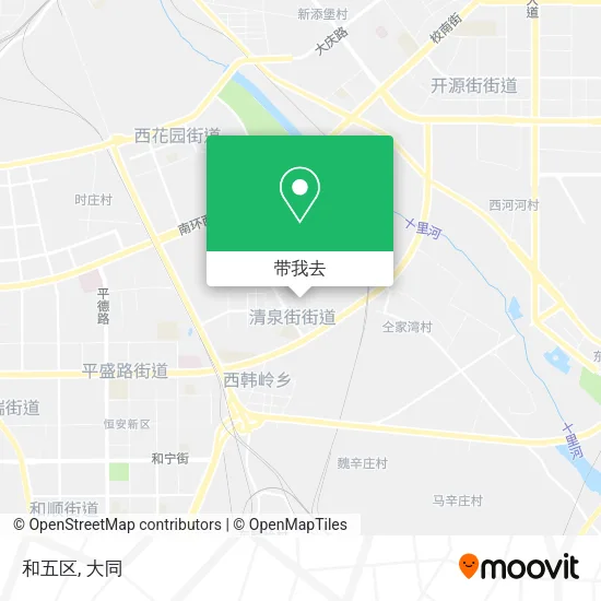 和五区地图