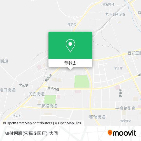 铁健网联(宏福花园店)地图