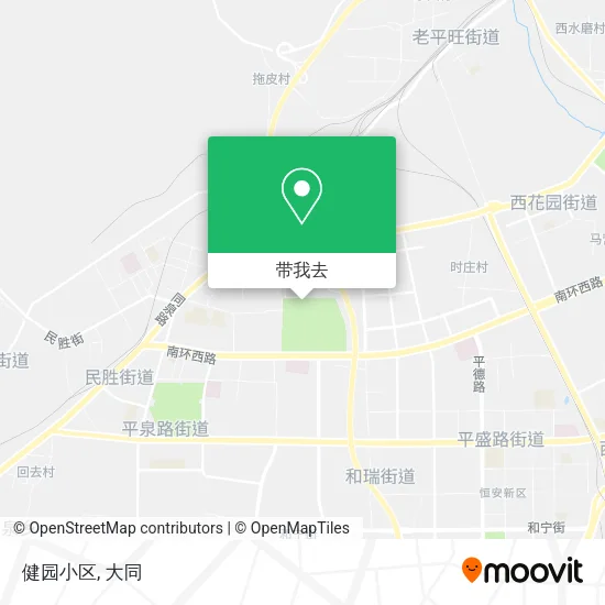 健园小区地图